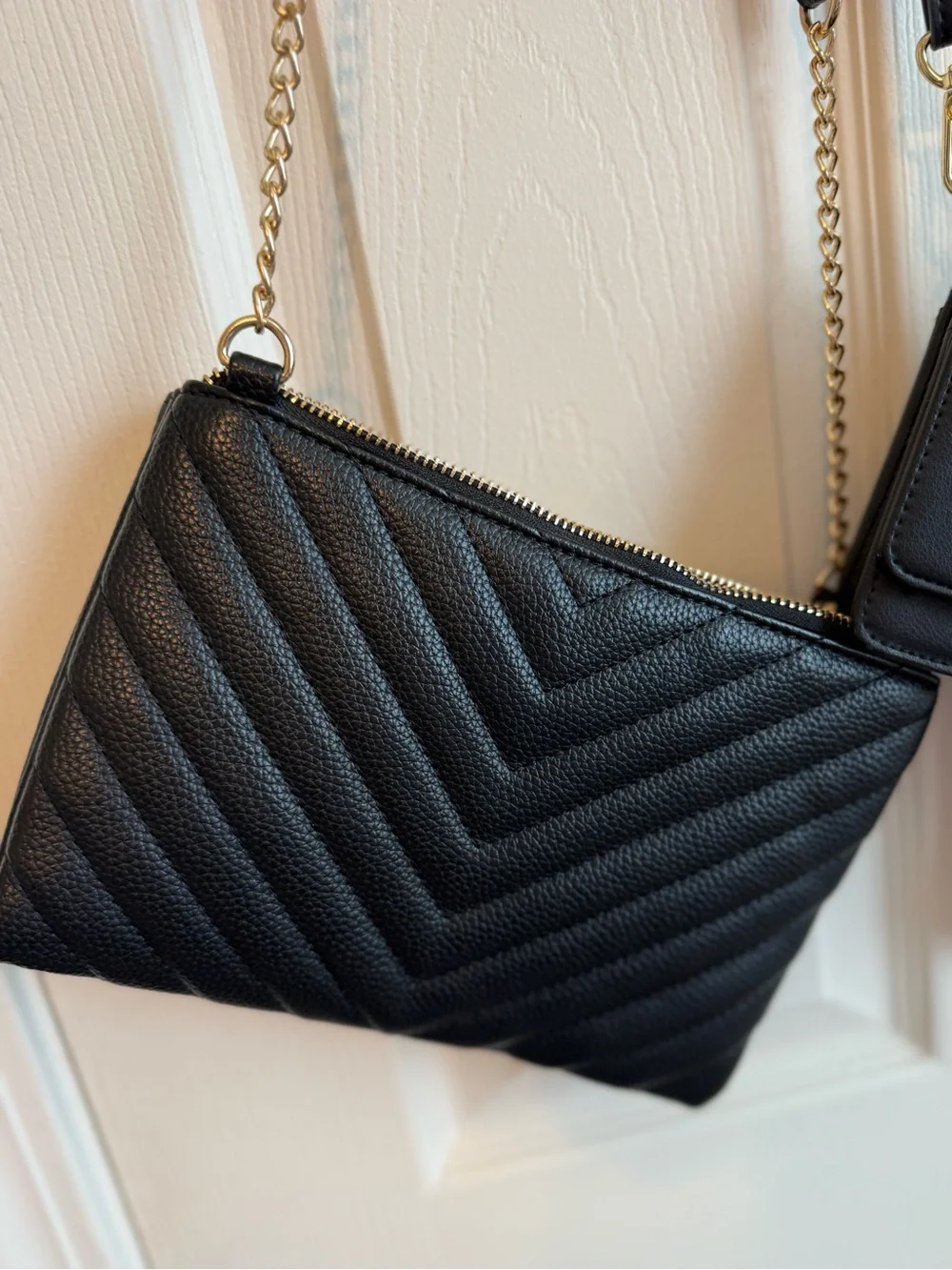 Women's Black Crossbody Bag set - Classic Everyday Style